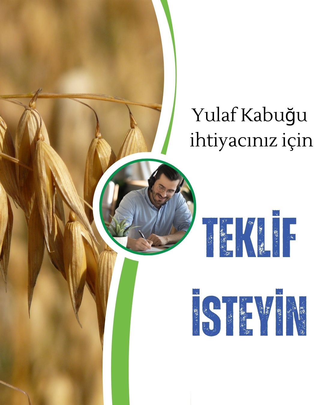 yulaf kavuzu ihtiyacınız için teklif isteyin